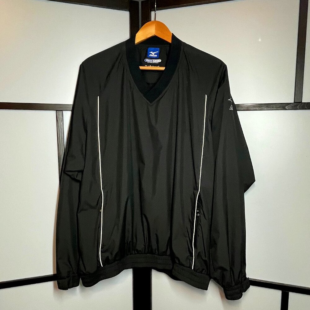 Mizuno V-Neck Windproof Pullover Jacket - image 1